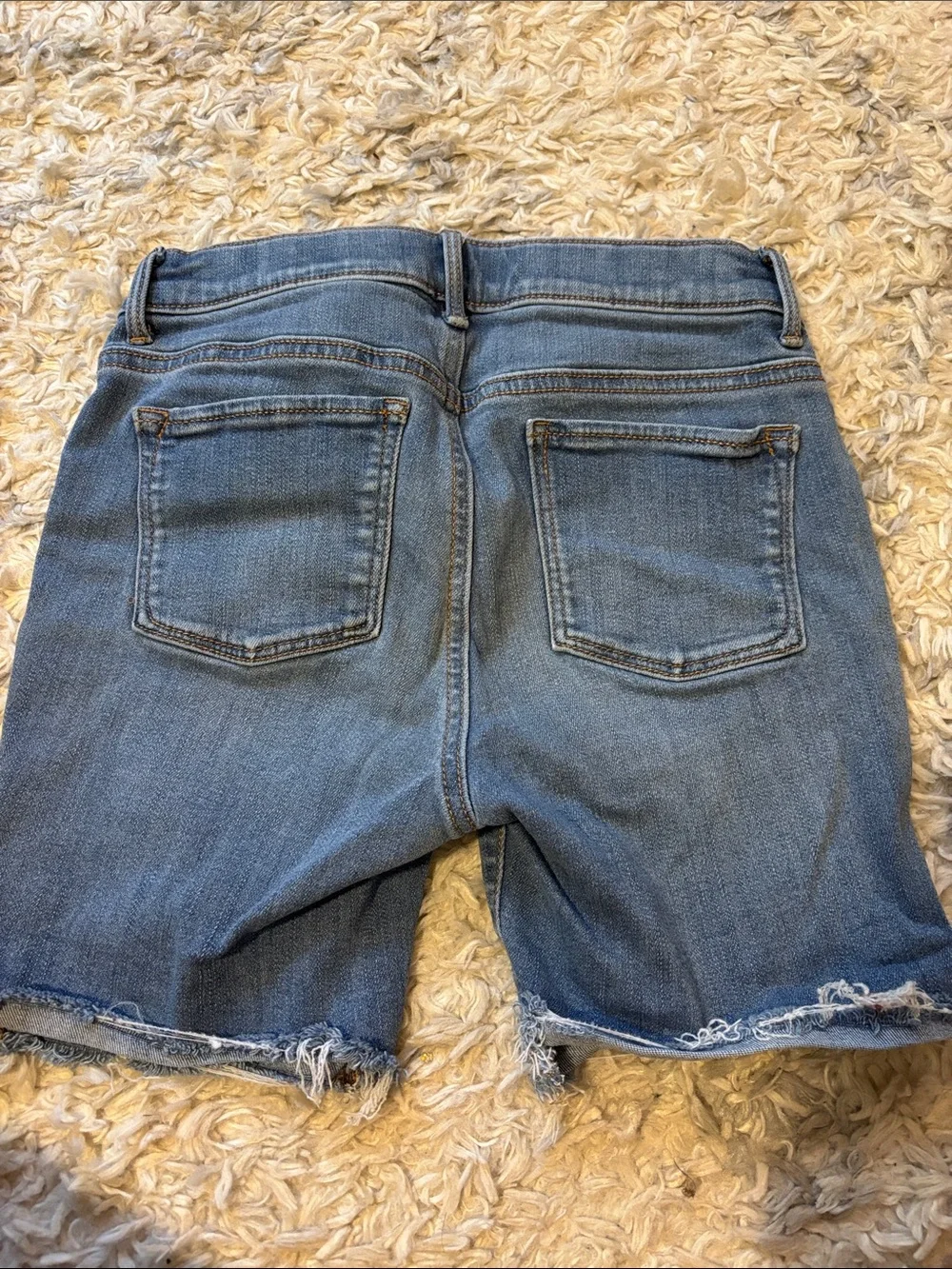 Old Navy Light Blue Girls' Denim Cutoff Shorts